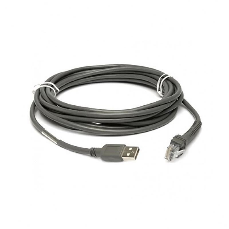 Zebra vonalkód olvasó adatkábel USB 5m (CBA-U51-S16ZAR)