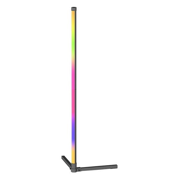 Optonica LED Lámpa, Álló, beltéri, bluetooth, dimmelhető, távirányítóval, zene funkcióval, 8W, RGB, 220 Lm - (239)