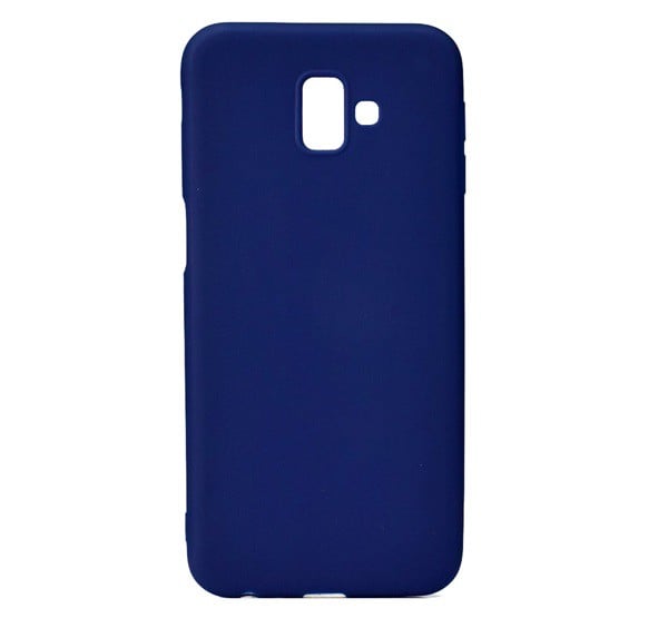 Szilikon telefonvédő (matt) SÖTÉTKÉK [Samsung Galaxy J6 Plus (SM-J610F)]