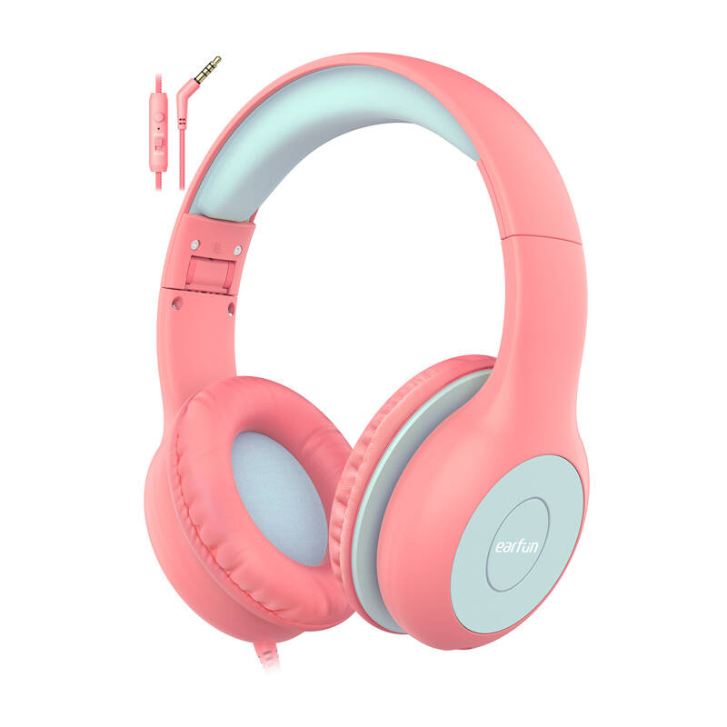 EarFun Kids K1 In-Ear Fejhallgató Lila-rózsaszín