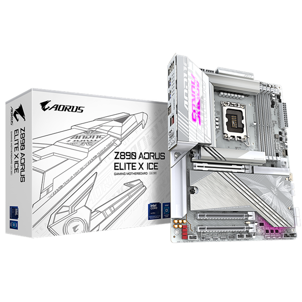 GIGABYTE S1851 Z890 AORUS ELITE X ICE INTEL Z890 ATX Alaplap GIGABYTE S1851 Z890 AORUS ELITE X ICE INTEL Z890 ATX Alaplap