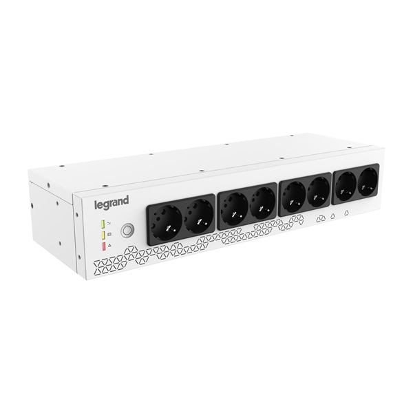 Legrand KEOR uPDU 800VA 19" 8xSCH szünetmentes elosztósor (310332)
