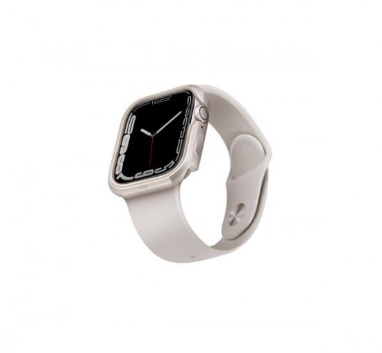 Uniq Valencia Apple Watch 41mm/40mm aluminium tok, csillagfény (UNIQ-41MM-VALSLGT)