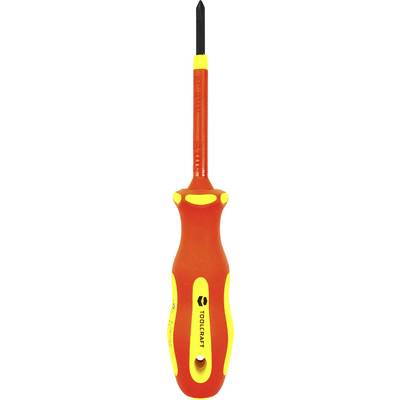 VDE, Elektronika- és finommechanika, Műhely Kereszthornyú csavarhúzó TOOLCRAFT PH0 PH 0 Penge hossz: 60 mm VDE, Elektronika- és finommechanika, Műhely Kereszthornyú csavarhúzó TOOLCRAFT PH0 PH 0 Penge hossz: 60 mm