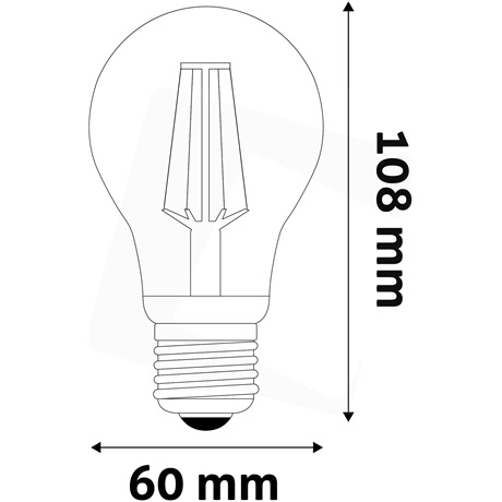 Avide ABLFG27WW-7W LED FILAMENT GLOBE IZZÓ 7W E27 WW 2700K Avide ABLFG27WW-7W LED FILAMENT GLOBE IZZÓ 7W E27 WW 2700K