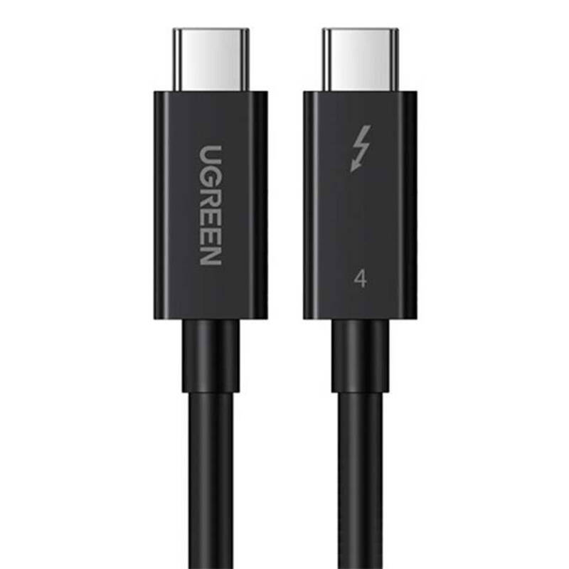 USB-C–USB-C kábel UGREEN US501, Gen3, 100 W, 4K, 0,8 m (fekete) USB-C–USB-C kábel UGREEN US501, Gen3, 100 W, 4K, 0,8 m (fekete)