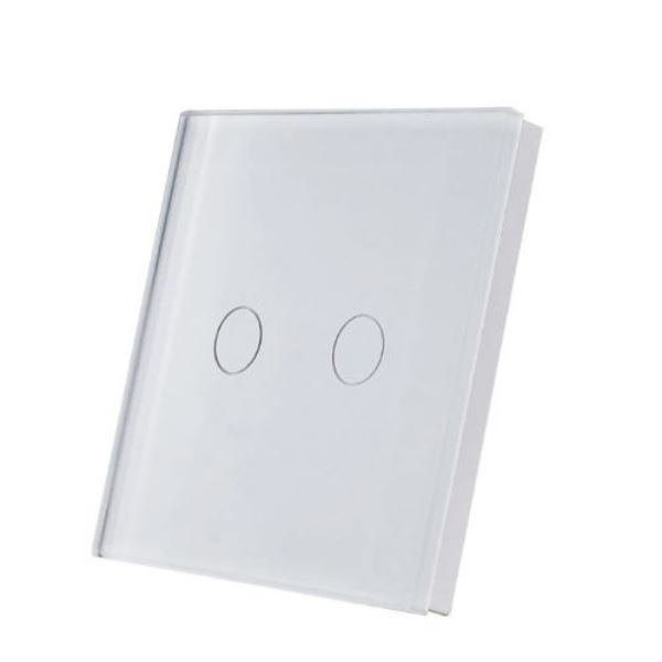SmartWise T1R2W (R2) RF kettős fali kapcsoló fehér (SMW-KAP-T1R2-R2)