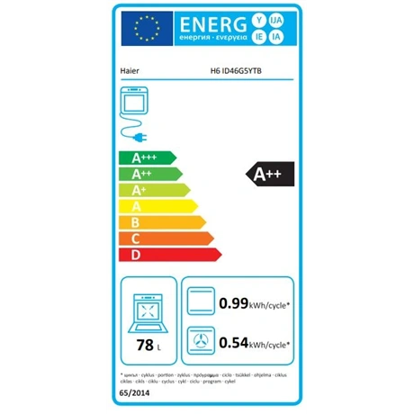 Haier H6 ID46G5YTB Beépíthető sütő