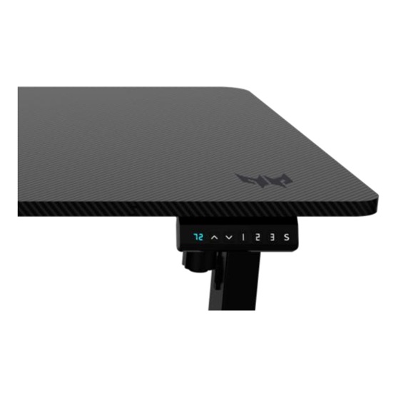 GAMDES Acer Predator NEXUS 332 gamer asztal - Fekete
