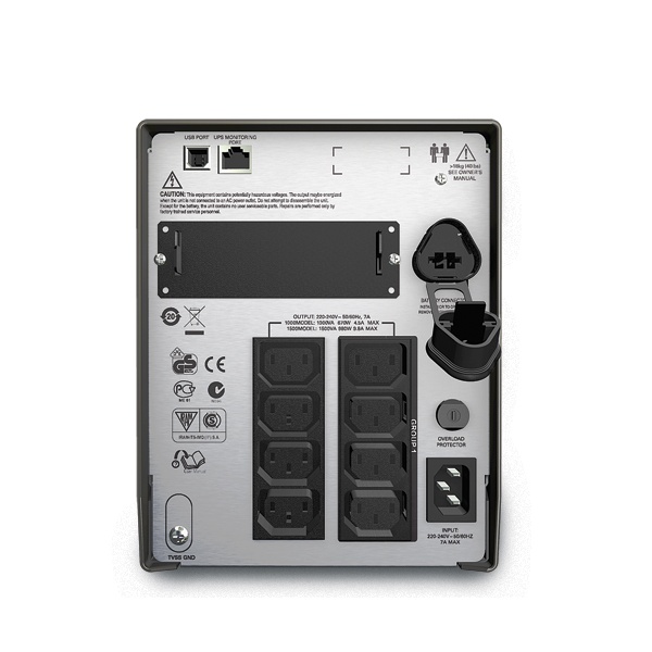 APC Smart-UPS SMT1500IC 1500VA SmartConnect szünetmentes tápegység USB
