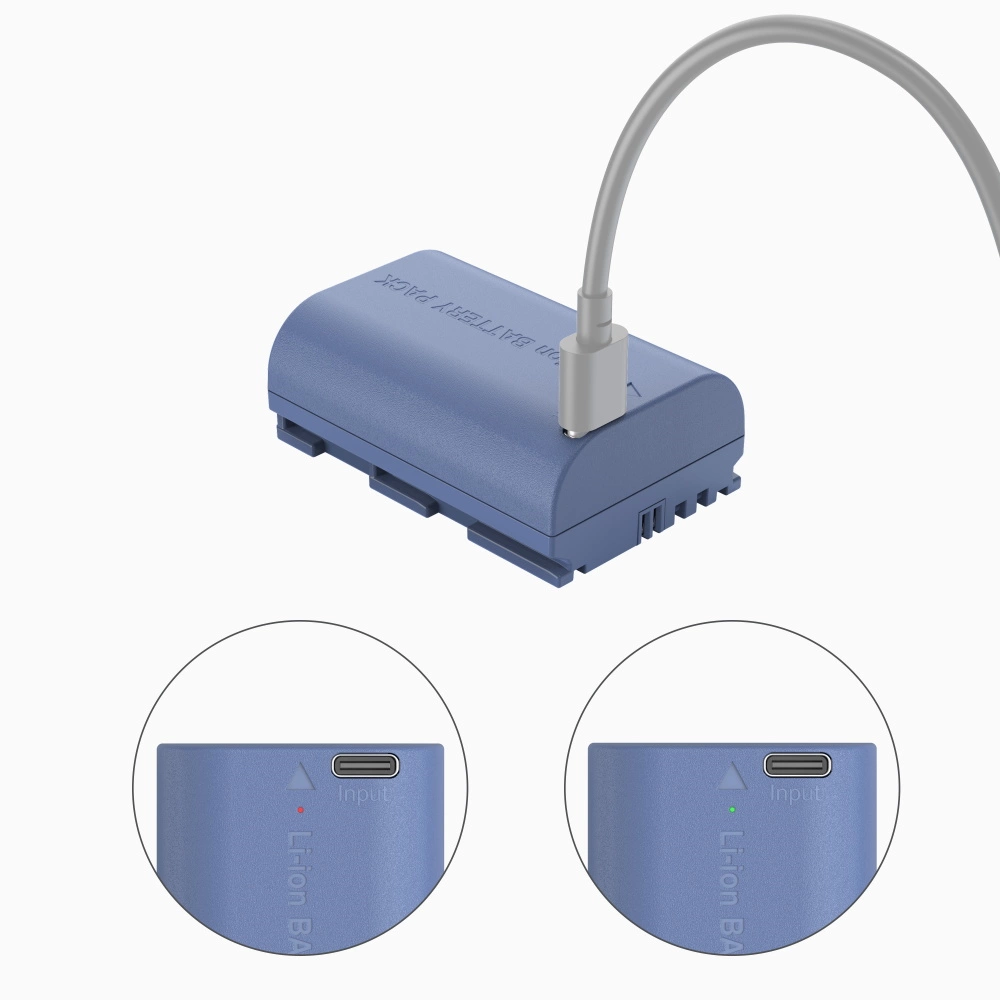 SmallRig LP-E6NH USB-C   Újratölthető fényképezőgép akkumulátor