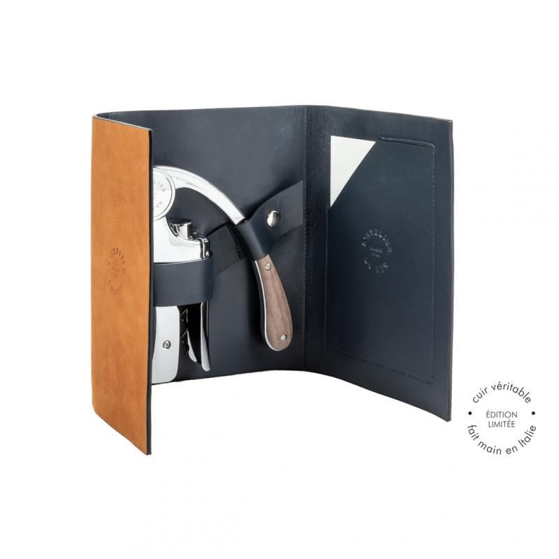 L'Atelier du Vin 095725 Oeno Motion Nomad karos dugóhúzó bőr tokban
