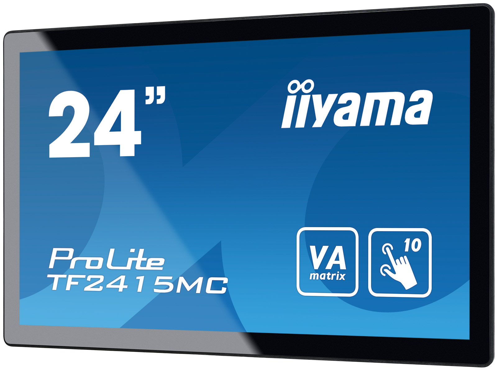 iiyama 23,8" ProLite TF2415MC-B2 LED Monitor - 1920x1080, Full HD, VA, Érintőképernyő, Fekete