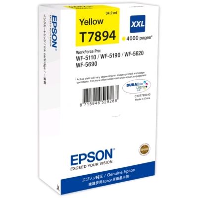 Epson T7894 XXL sárga patron (C13T789440) Epson T7894 XXL sárga patron (C13T789440)