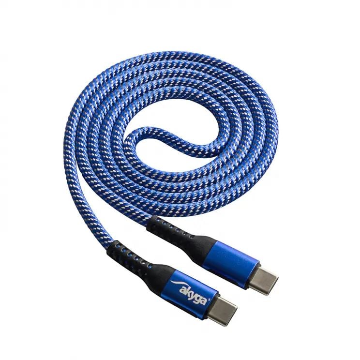 Akyga USB-C - USB-C kábel 100W, 1m (AK-USB-37) Akyga USB-C - USB-C kábel 100W, 1m (AK-USB-37)