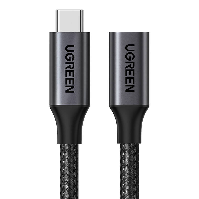 UGREEN US372 USB-C-USB-C Gen2 hosszabbító kábel, 0,5m (fekete) UGREEN US372 USB-C-USB-C Gen2 hosszabbító kábel, 0,5m (fekete)