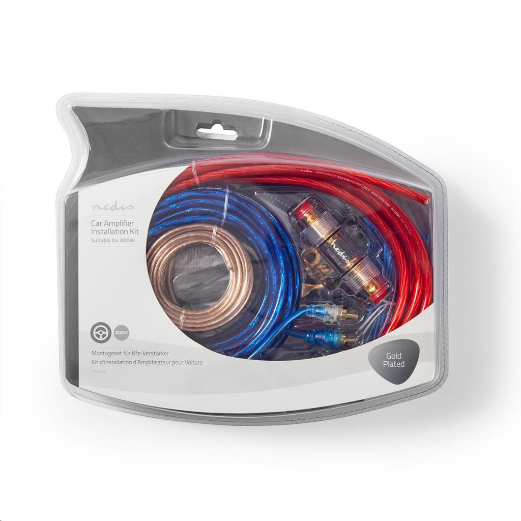 Nedis CKIT910VA autós audiocsatlakozókészlet 800 W Nedis CKIT910VA autós audiocsatlakozókészlet 800 W