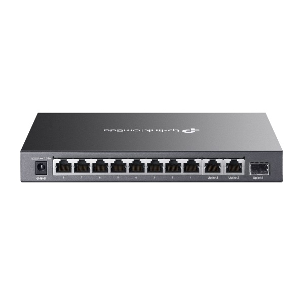 TP-Link PoE - DS111P 8x 100Mbps + 2x 1Gbps + 1x 1Gbps SFP port Switch TP-Link PoE - DS111P 8x 100Mbps + 2x 1Gbps + 1x 1Gbps SFP port Switch