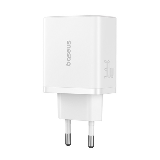Baseus  2U+C 30W EU Autós töltő Fehér