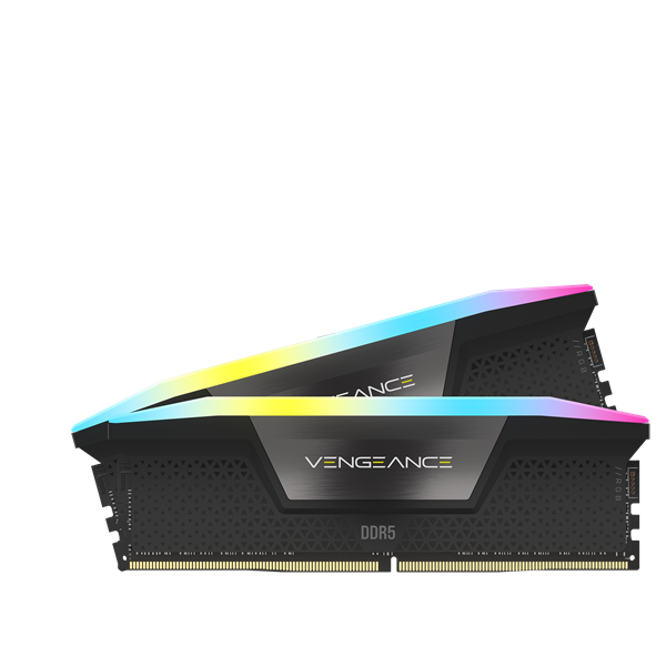 Corsair 64GB DDR5 5600MHz Kit(2x32GB) Vengeance RGB Black RAM Corsair 64GB DDR5 5600MHz Kit(2x32GB) Vengeance RGB Black RAM
