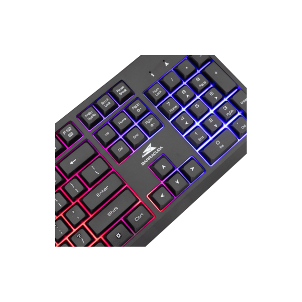 Baracuda W029917 STARFISH-B, GK-002114B fekete gamer billentyűzet, angol
