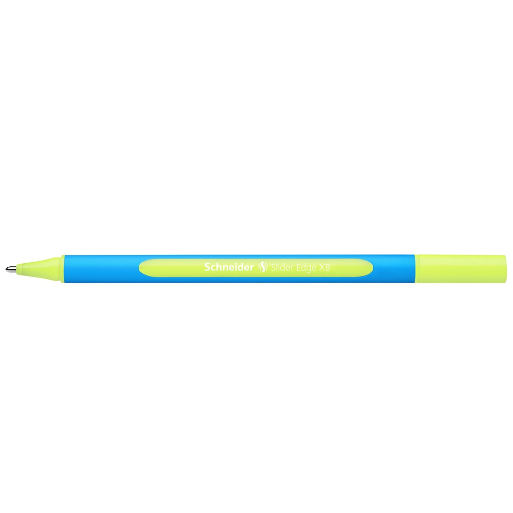 SCHNEIDER Golyóstoll 0,7mm, kupakos  Slider Edge XB, írásszín sárga (E152205)