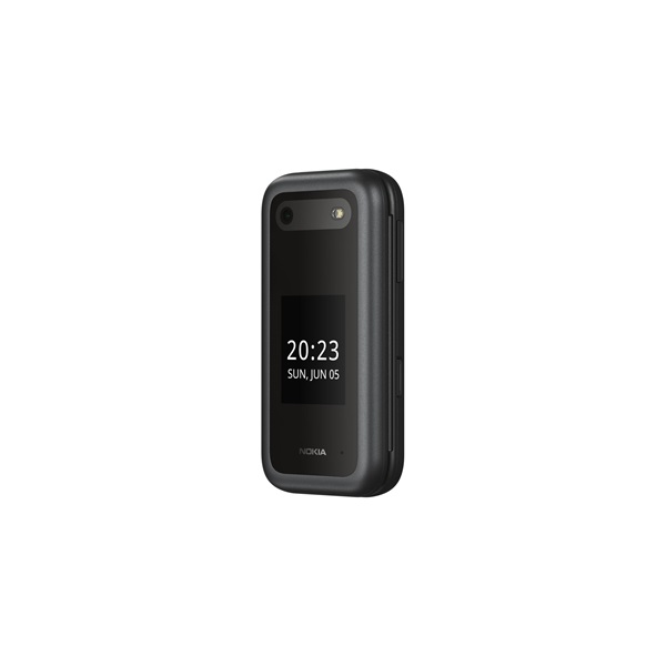 HMD 2660 Flip Dual-Sim mobiltelefon fekete-ezüst (1GF011EPA1A01)