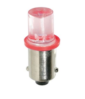 Lampa 24V BA9S (T4W) 1 LED dióda, piros színű (0198324)