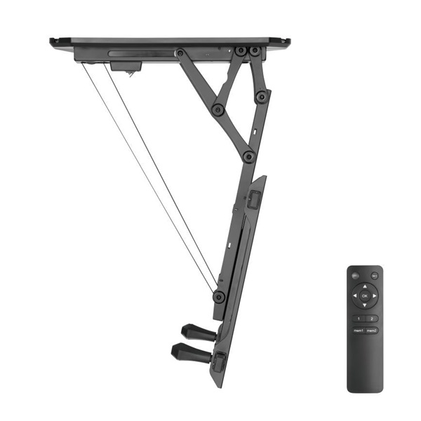 Equip  650321  32"-70"  motoros dönthető  Max.: 35kg TV Mennyezeti konzol Fekete 