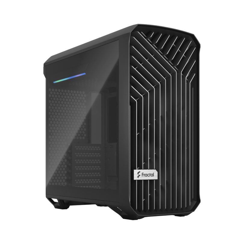 Fractal Design FD-C-TOR1C-01 Torrent Compact táp nélküli sötét ablakos ház Black TG Dark Tint - fekete 