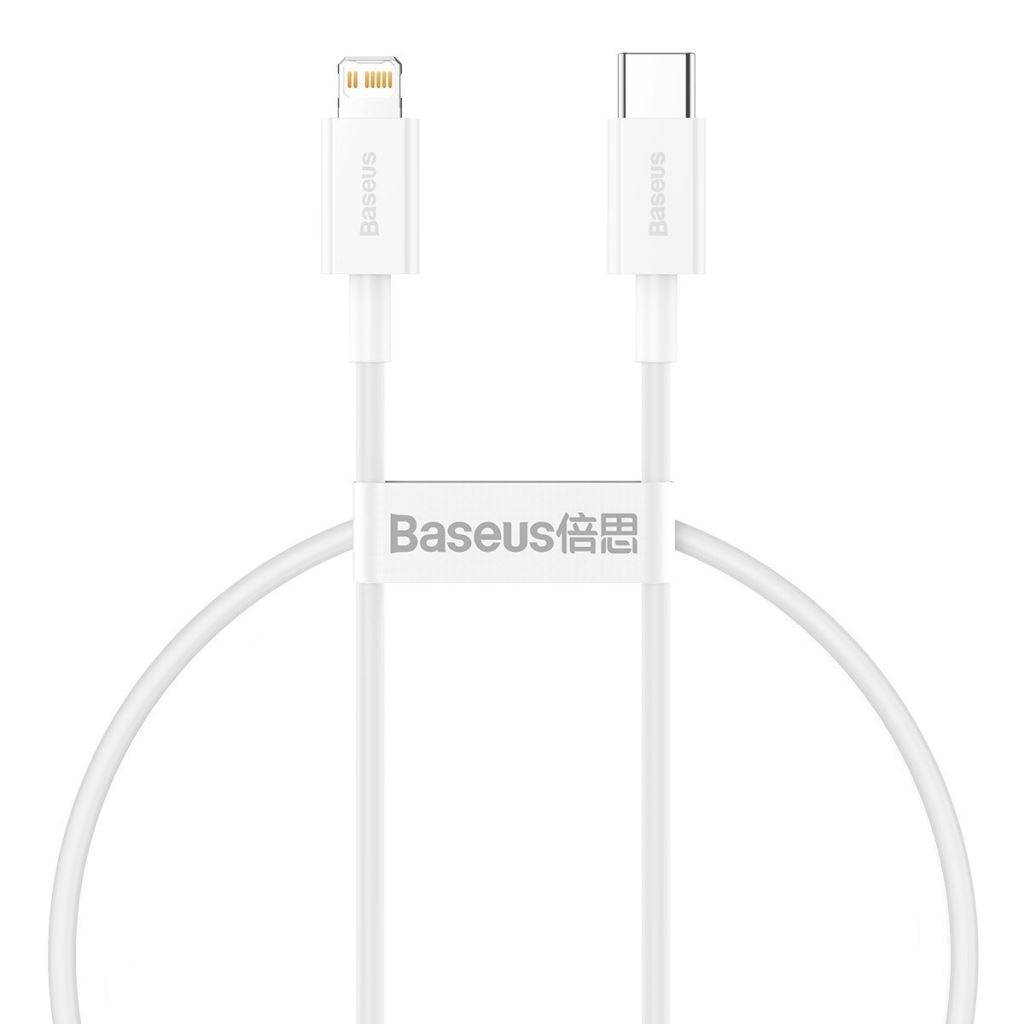 Baseus Superior USB-C - Lightning töltőkábel 20 W 0,25 m fehér (CATLYS-02 ) Baseus Superior USB-C - Lightning töltőkábel 20 W 0,25 m fehér (CATLYS-02 )
