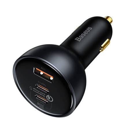 Baseus Qualcomm autós töltő USB-A + 2x USB-C 160W (TZCCZM-0G) Baseus Qualcomm autós töltő USB-A + 2x USB-C 160W (TZCCZM-0G)