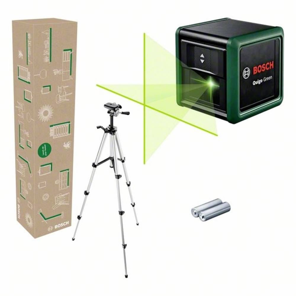 Bosch Home and Garden 0603663CZ1 Quigo Green Set keresztvonalas szintezőlézer