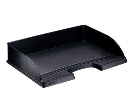 Leitz Plus oldalt nyitott irattálca fekete (52180095)