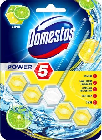 Domestos Power 5 WC fertőtlenítő, 1 db-os lime (67303738)