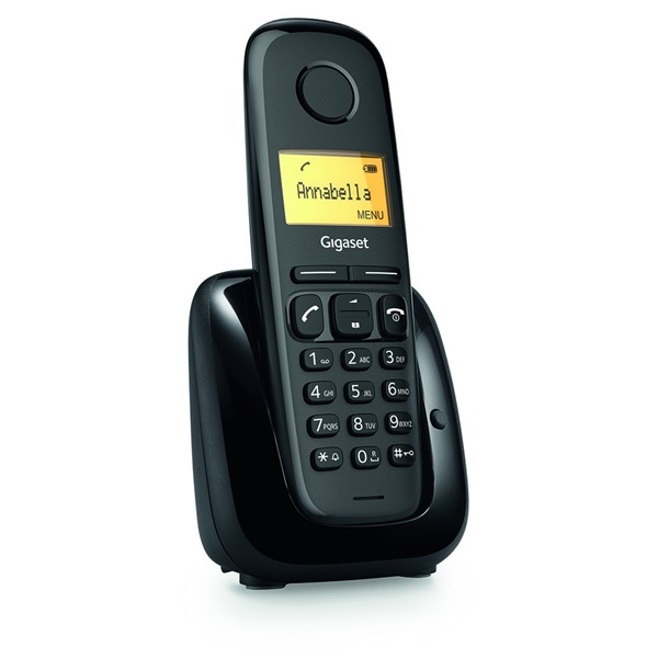 Gigaset A180 DECT telefon fekete