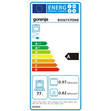 Gorenje BOS6737E06B SÜTŐ BEÉPÍTHETŐ