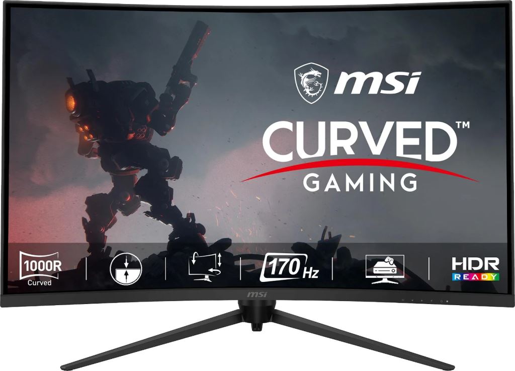 MSI G321CQP E2 32" ívelt LCD monitor