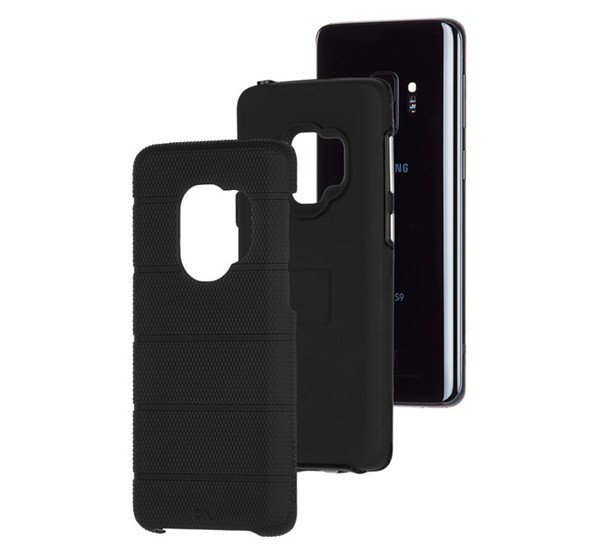CASE-MATE TOUGH MAG műanyag telefonvédő (ultravékony, szilikon belső, közepesen ütésálló) FEKETE [Samsung Galaxy S9 (SM-G960)]