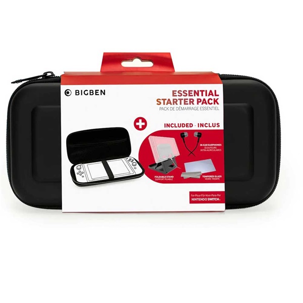 BigBen Nintendo Switch nagy utazótok + kijelzővédő fólia BigBen Nintendo Switch nagy utazótok + kijelzővédő fólia