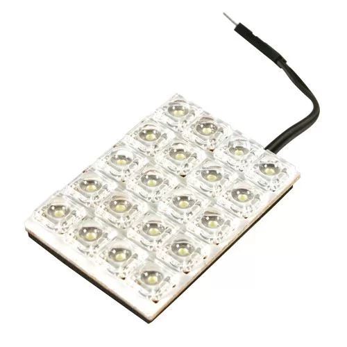 Lampa SMD 20 LED panel 35x50mm piros (0158503) Lampa SMD 20 LED panel 35x50mm piros (0158503)