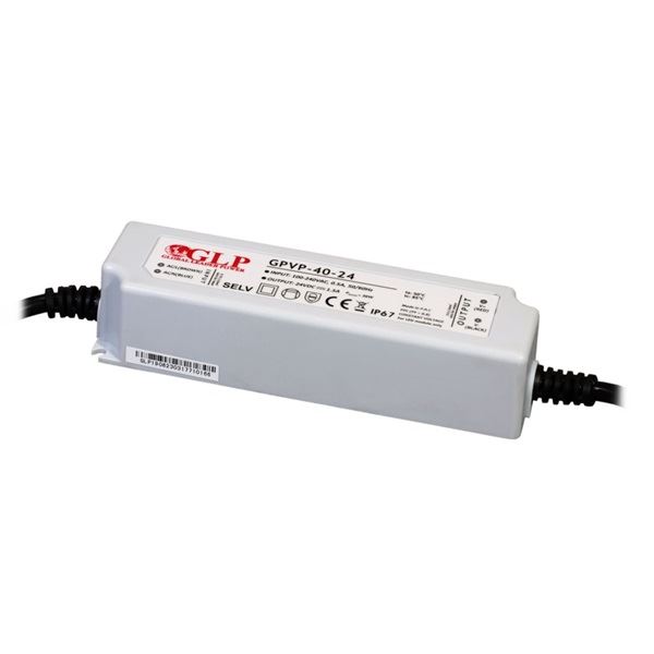 GLP GPVP-40-24 24V/1.7A 40W IP67 LED tápegység GLP GPVP-40-24 24V/1.7A 40W IP67 LED tápegység