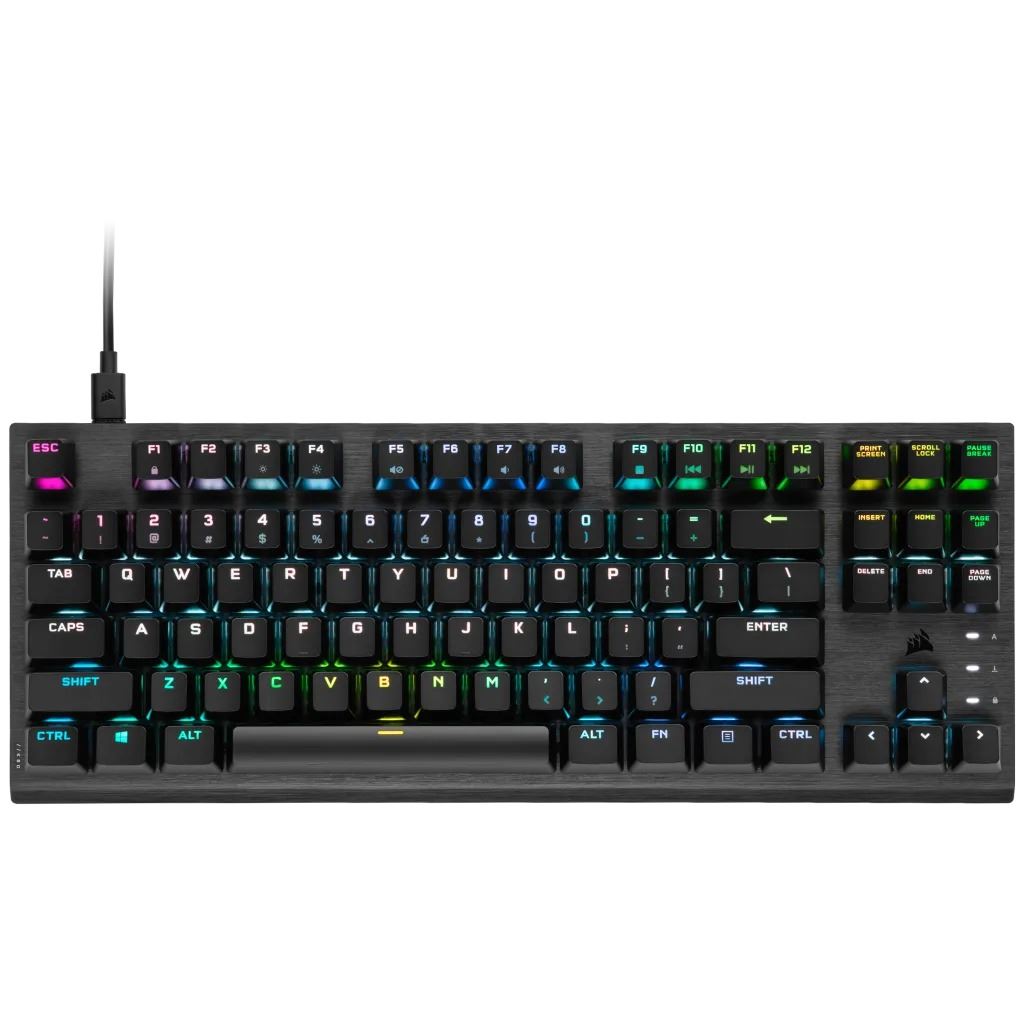 CORSAIR K60 PRO TKL RGB Tenkeyless Opti-Mechanikus Gamer billentyűzet