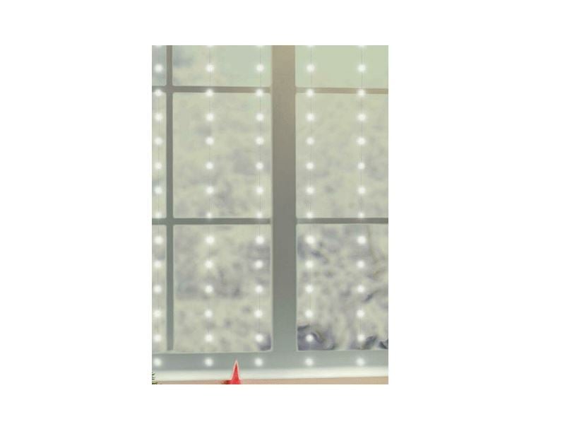 Somogyi MLF 200/WH Micro LED-es távirányítós fényfüggöny hidegfehér
