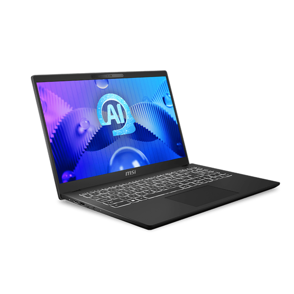 MSI Business Notebook Modern 15 H AI C1MG-074, 15.6" FHD Ultra 7 155H 16GB 512GB M.2 Fekete MSI Business Notebook Modern 15 H AI C1MG-074, 15.6" FHD Ultra 7 155H 16GB 512GB M.2 Fekete