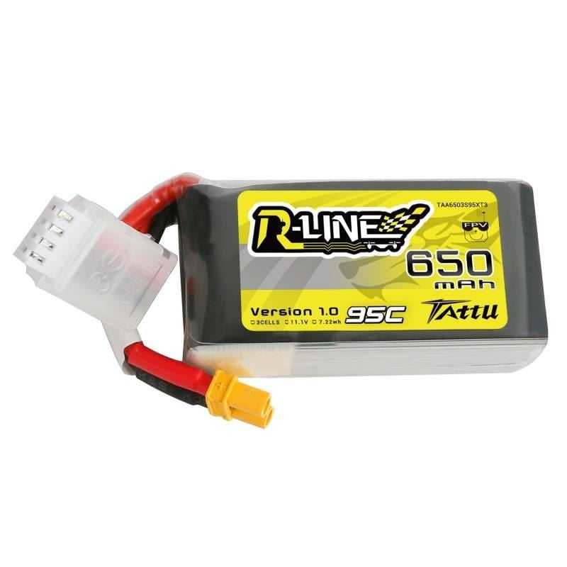 Tattu R-Line 650mAh 11.1V 95C 3S1P XT30 akkumulátor (TAA6503S95XT3) Tattu R-Line 650mAh 11.1V 95C 3S1P XT30 akkumulátor (TAA6503S95XT3)