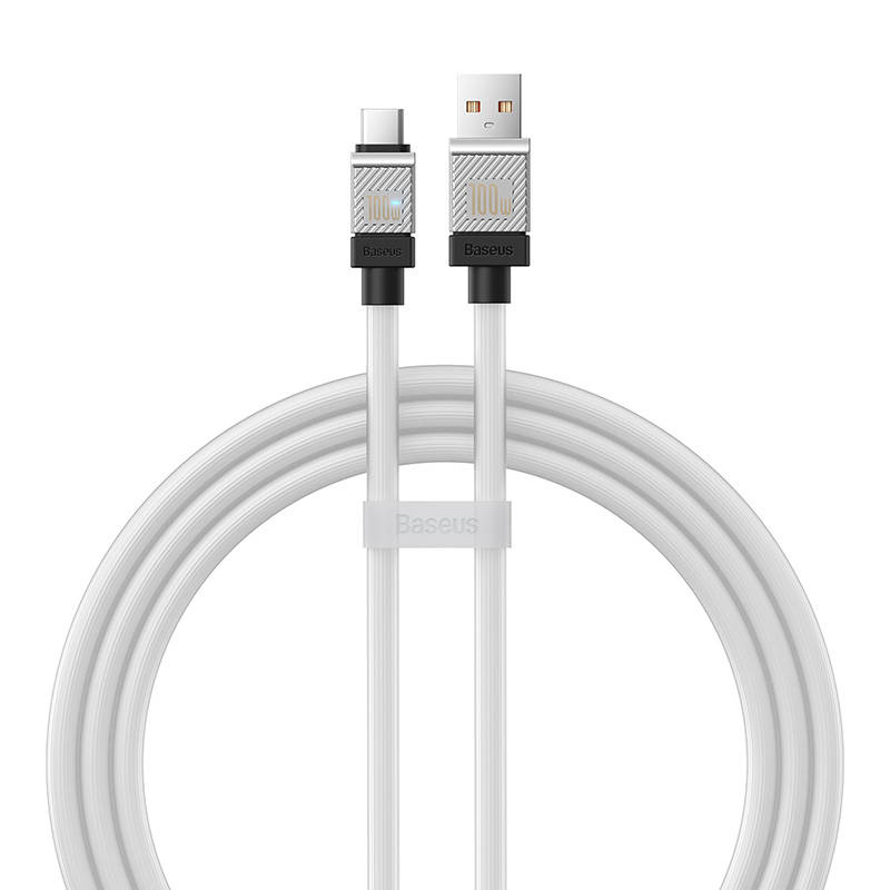 Cable USB do USB-C Baseus CoolPlay 100W 1m (white)