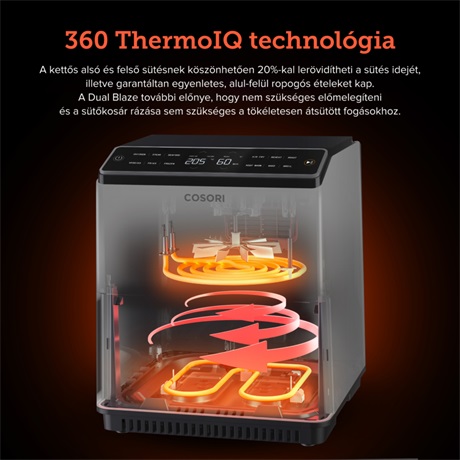 Cosori CAF-P583S-AEUR Forrólevegős sütő Cosori CAF-P583S-AEUR Forrólevegős sütő
