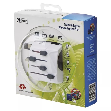 Emos P0056 UTAZÓ ADAPTER 1.103200 FEHÉR