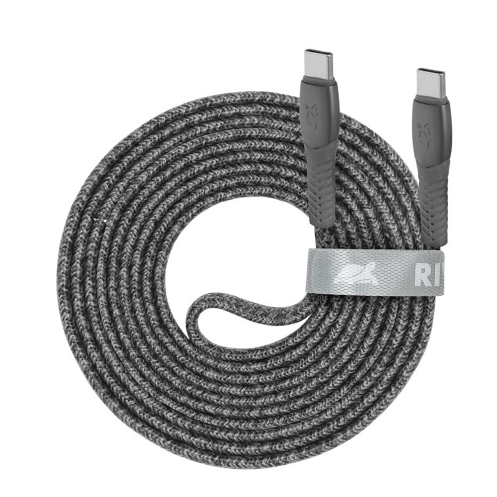 RivaCase Rivapower PS6105 GR21 Type-C - Type-C kábel 2,1m szürke (4260403579640) RivaCase Rivapower PS6105 GR21 Type-C - Type-C kábel 2,1m szürke (4260403579640)